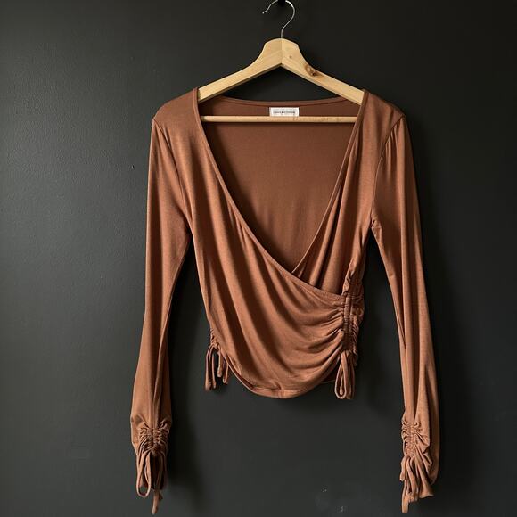 Lovers and Friends Dory Top Brown Size Small - Picture 5 of 12